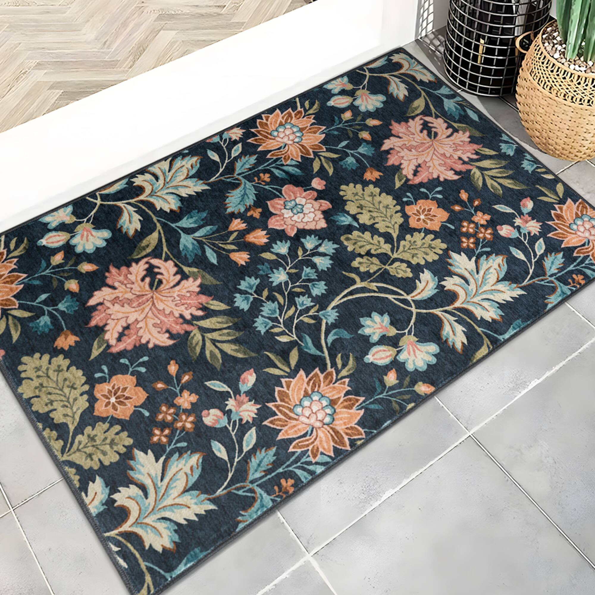 Floral Washable Rug by Ashland